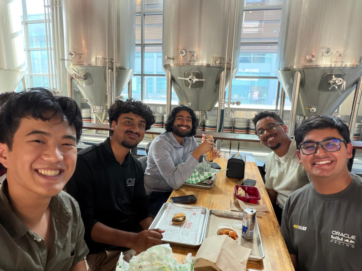 With Fanuel and the CXD interns.
